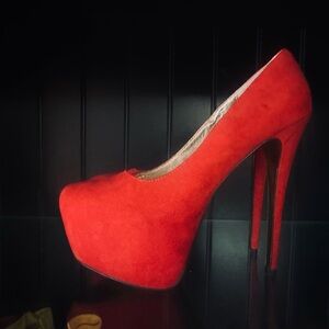 Luichiny Red Stiletto Heels Classic Pump